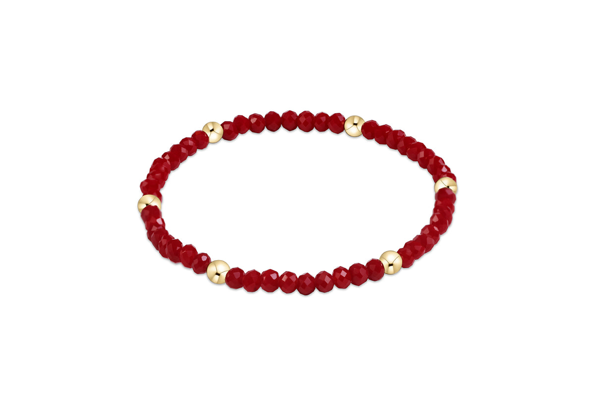 Gameday Flirty Presence Bracelet in Crimson