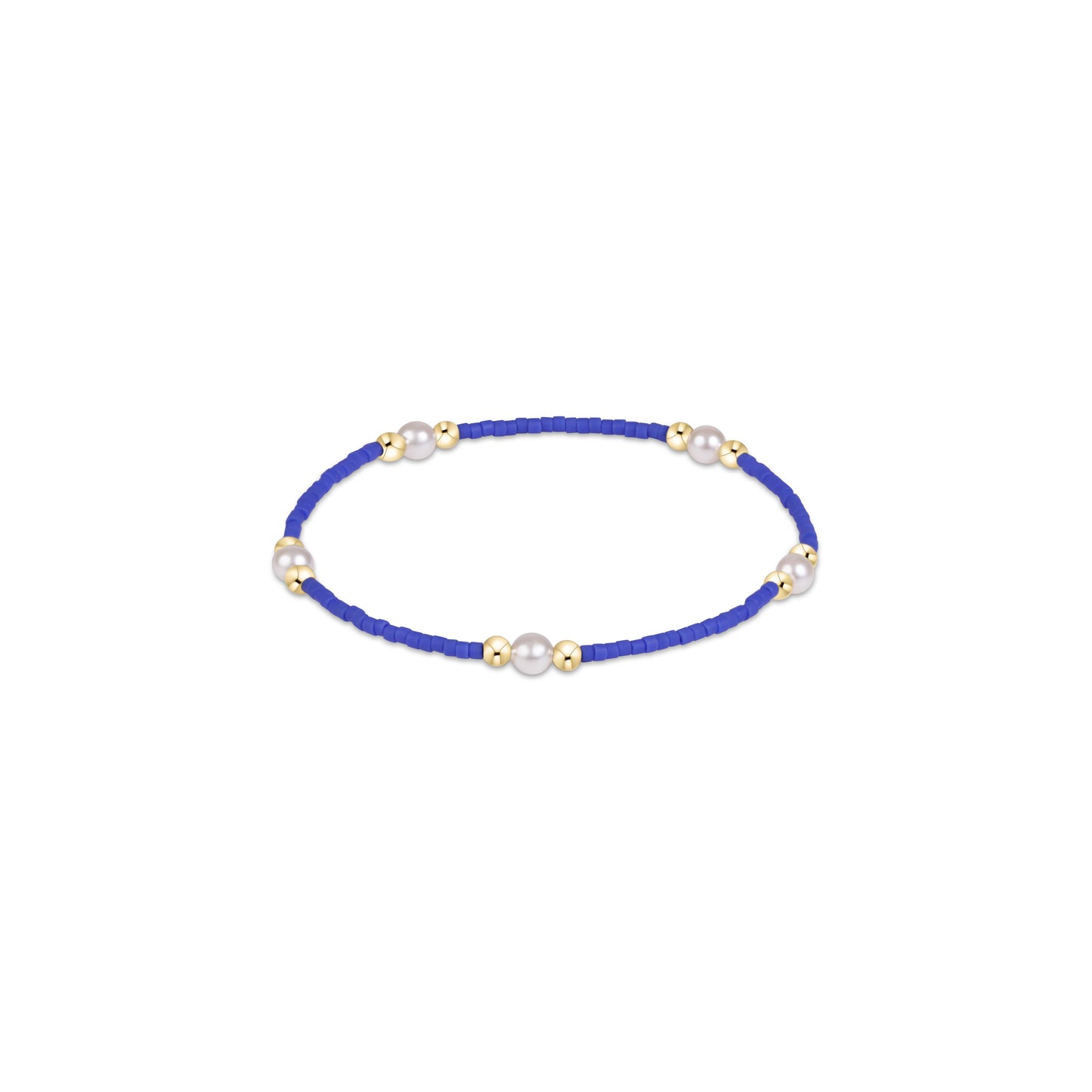 the Gameday Hope Purpose Pearl Bracelet, blue