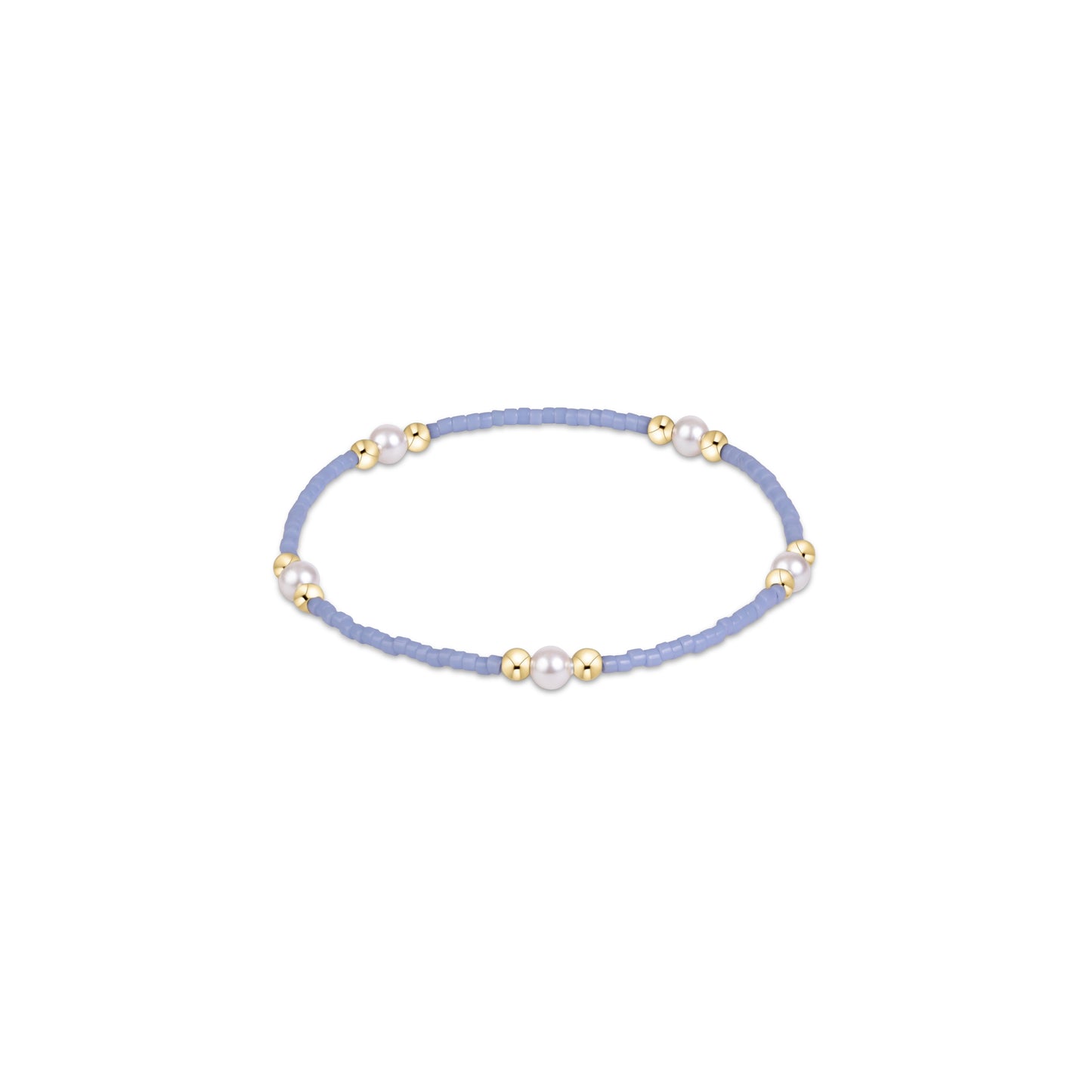 the Gameday Hope Purpose Pearl Bracelet, light blue