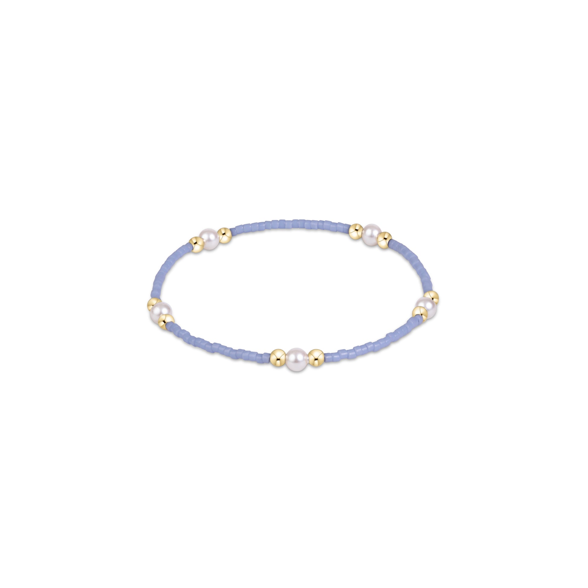 the Gameday Hope Purpose Pearl Bracelet, light blue