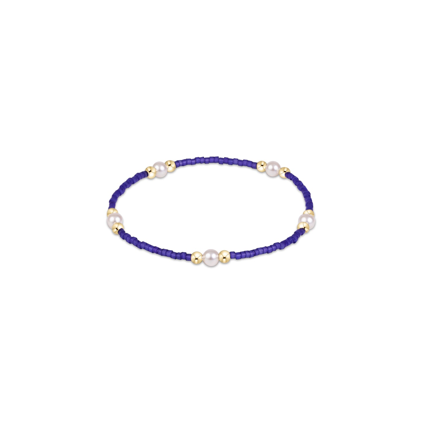 the Gameday Hope Purpose Pearl Bracelet, purple