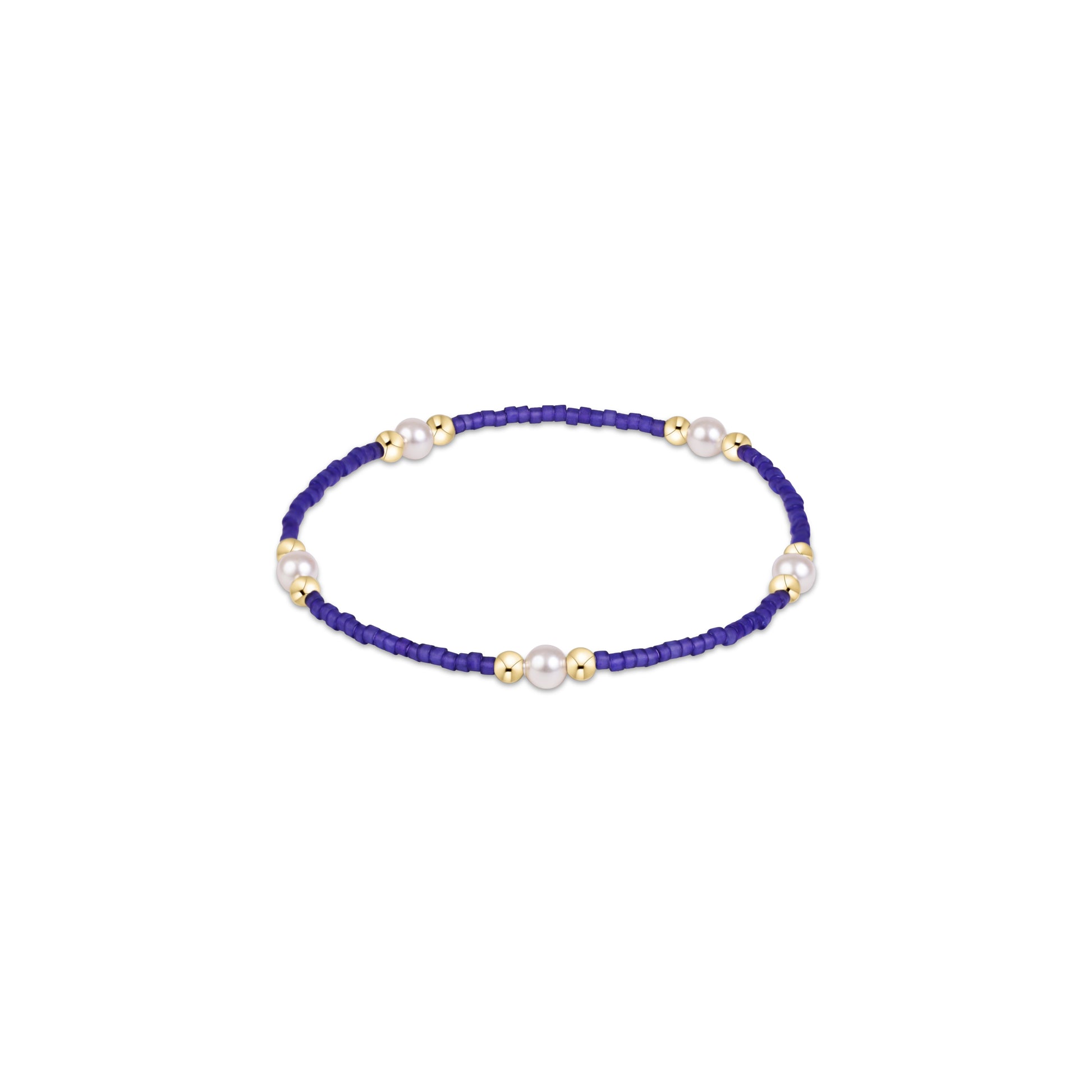 the Gameday Hope Purpose Pearl Bracelet, purple