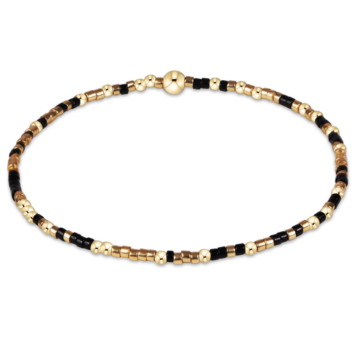 enewton - Gameday Hope Unwritten Bracelet, Black & Gold Luster