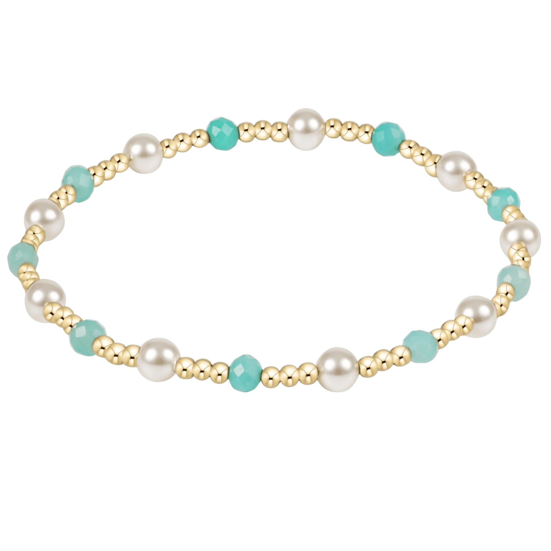 enewton Pearl Sincerity 4mm Gem Bracelet in Amazonite