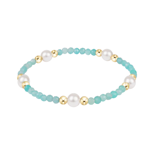 enewton Purpose Pearl 6mm Bracelet in  Amazonite