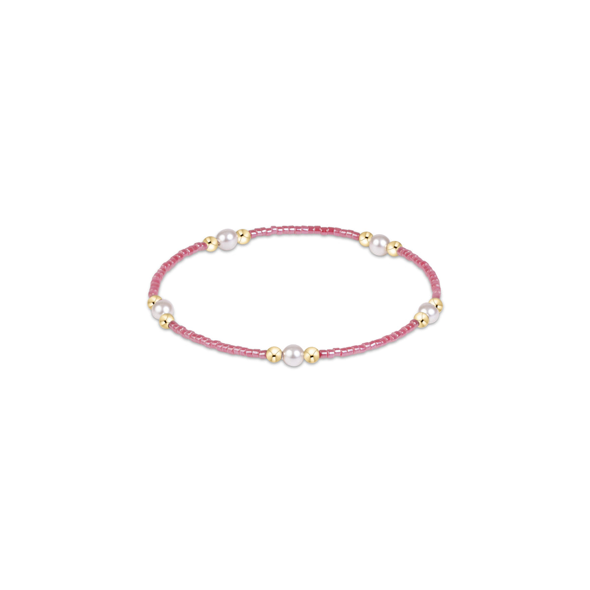 the Hope Purpose Pearl Bracelet, Pink Champagne