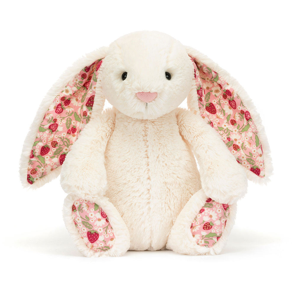 cream Blossom Bunny Small Plush Toy