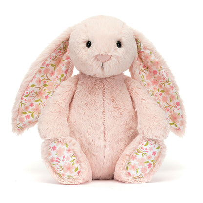 Front view of blush blossom bunny.