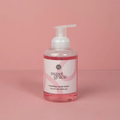 pump bottle of Sweet Grace Foaming Hand Soap