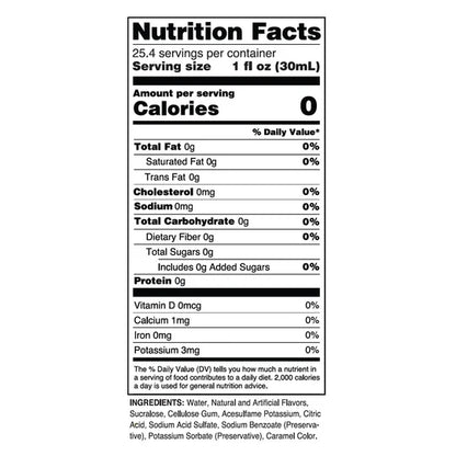 Nutrition facts and ingredient list. Please call 501-327-2182 for more information.