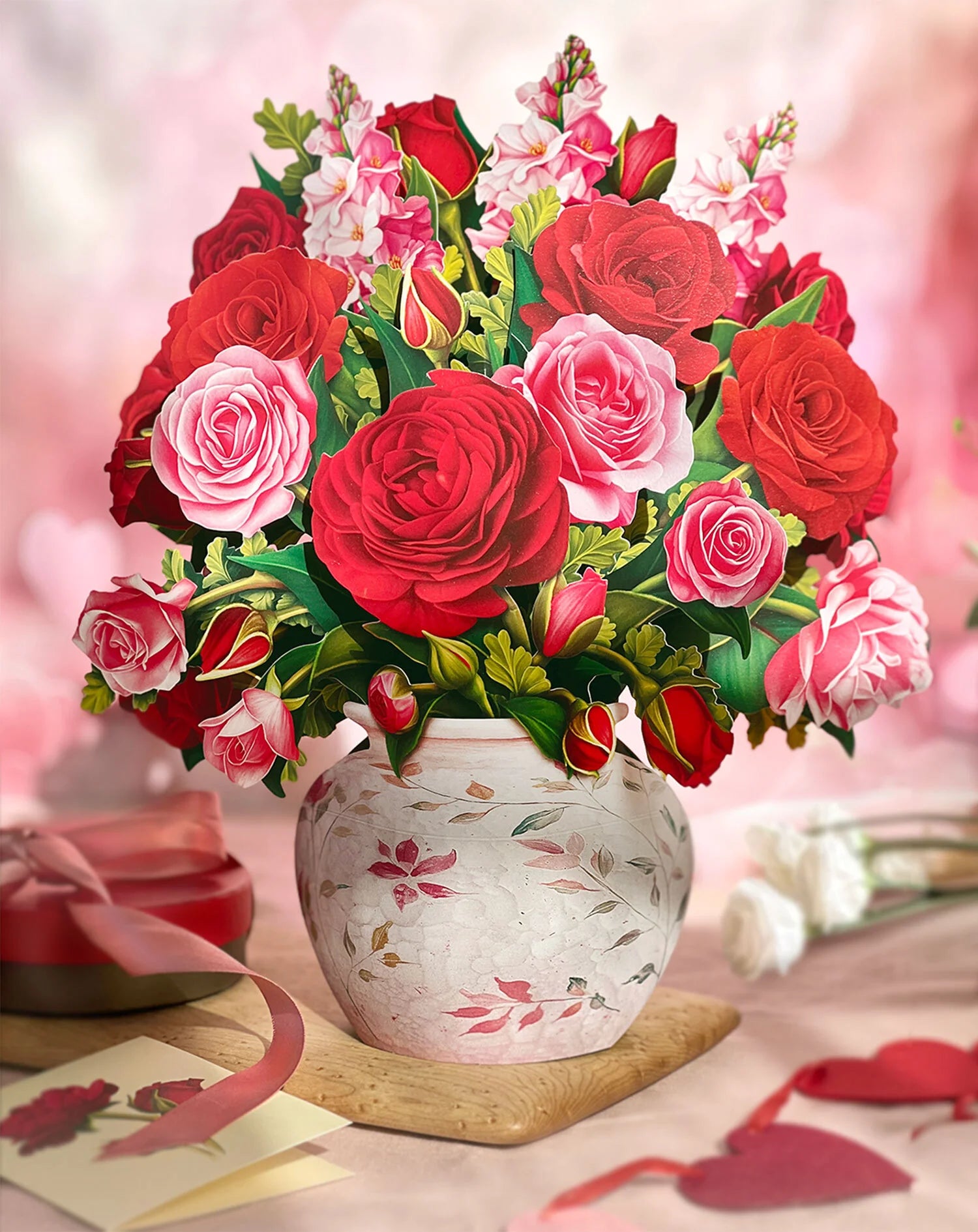 FreshCut Paper Blooming Roses Pop Up Bouquet Kitchen Store More Freshcut paper blooming roses pop up bouquet kitchen store more