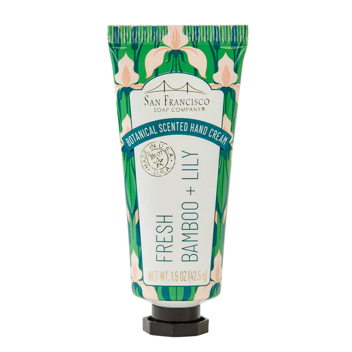 tube of Fresh Bamboo & Lily hand cream.