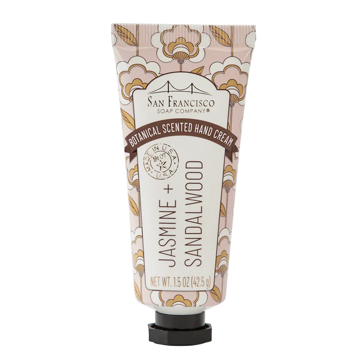 tube of Jasmine & Sandalwood hand cream.