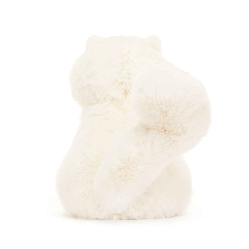 back view of Carissa Persian Cat Plush Toy.