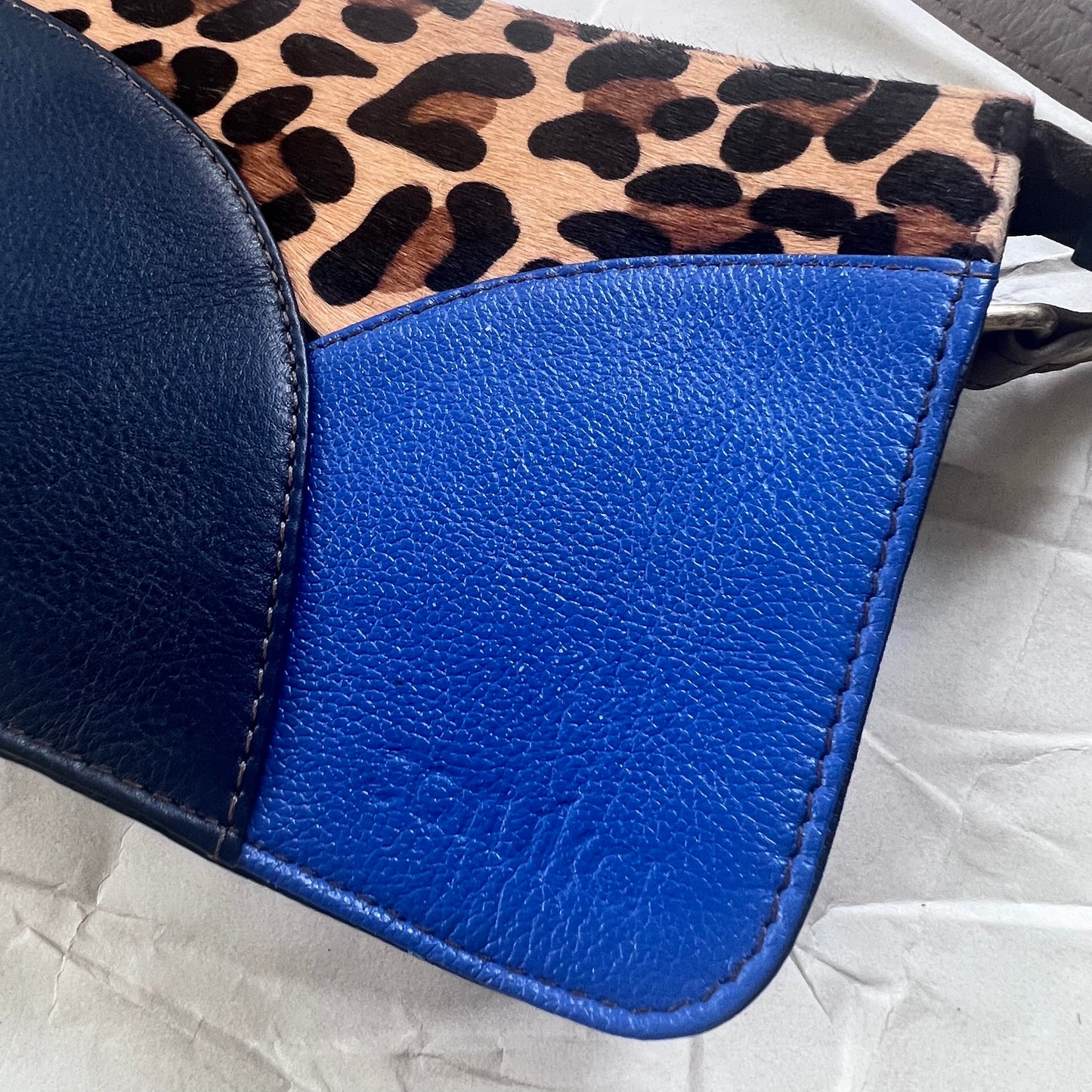 close-up of royal Meredith Purse