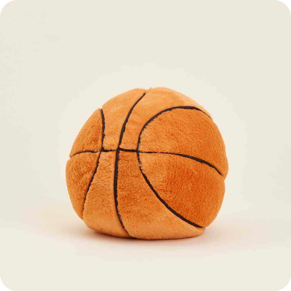 front view of basketball plush toy