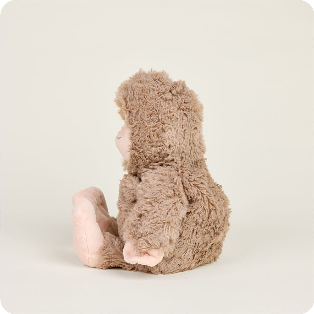 side view of bigfoot plush toy
