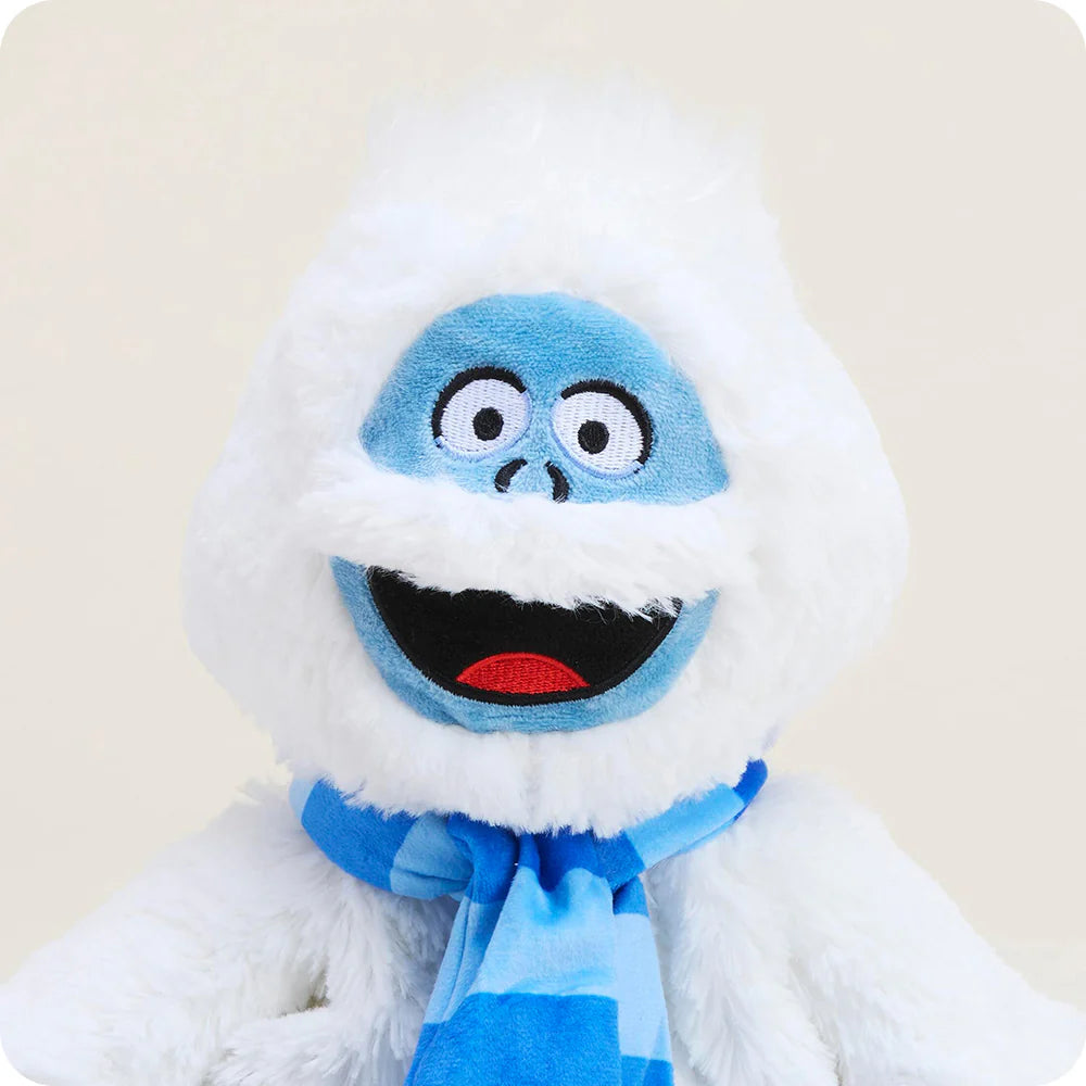 close-up of Bumble Warmies face