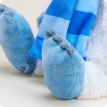 close-up of Bumble Warmies feet