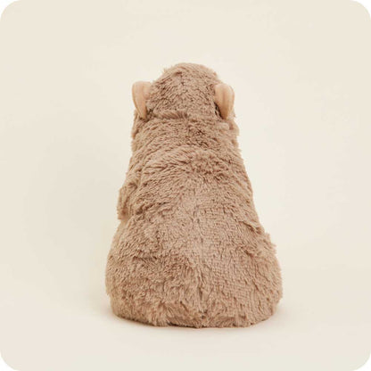 back view of capybara plush toy