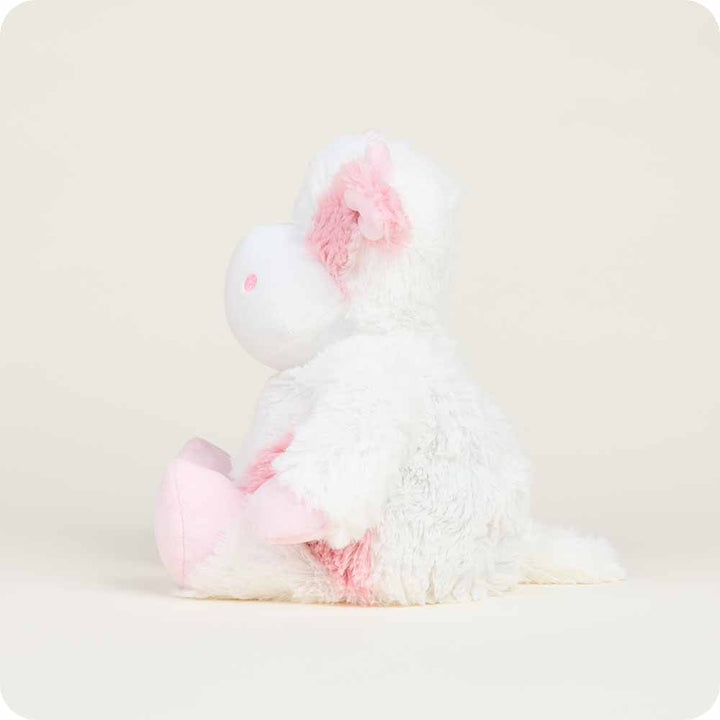 side view of strawberry cow