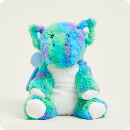 front view of baby dragon plush toy
