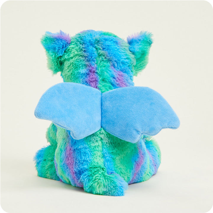 back view of baby dragon plush toy