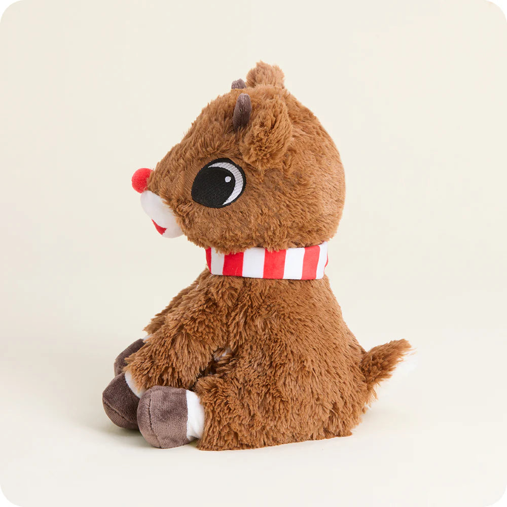 side view of Rudolph warmies