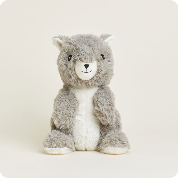 forward view of squirrel plush toy