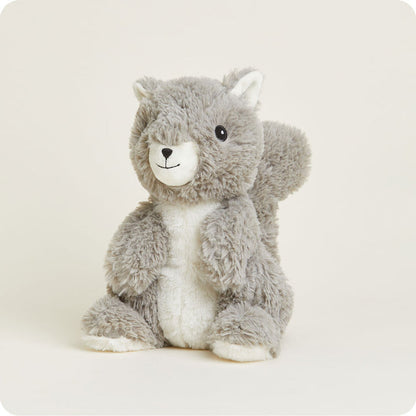 front view of squirrel plush toy