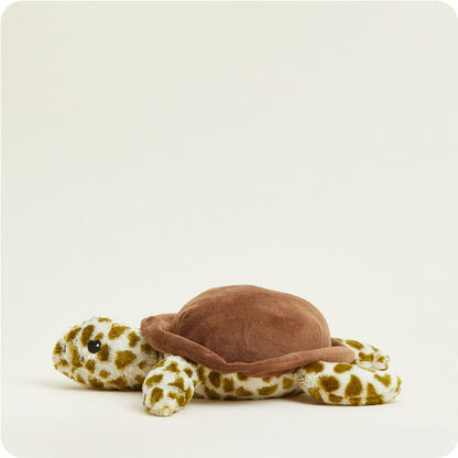 side view of turtle plush toy