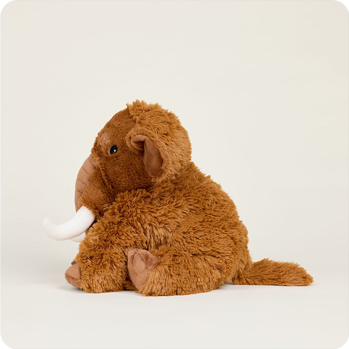 side view of mammoth plush toy
