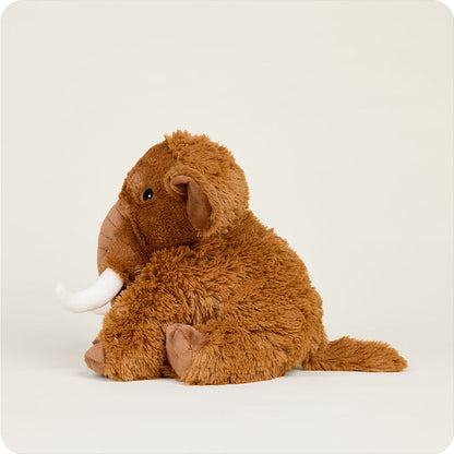 side view of mammoth plush toy