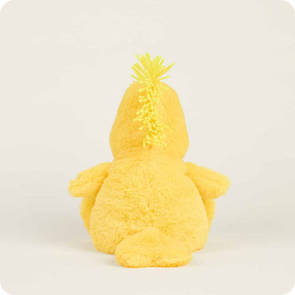 back view of woodstock plush toy