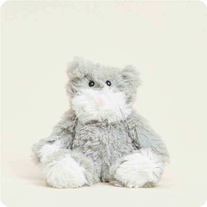 front view of cat junior plush toy