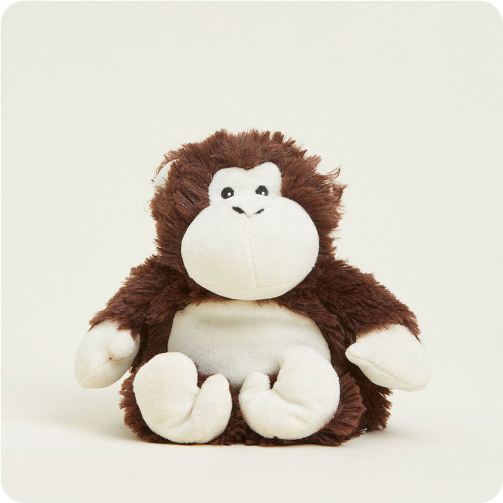 front view of monkey junior plush toy