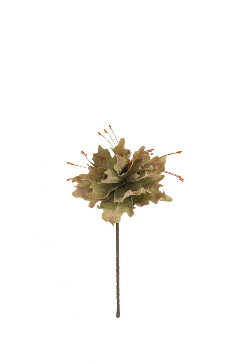 Artificial flower on a white background