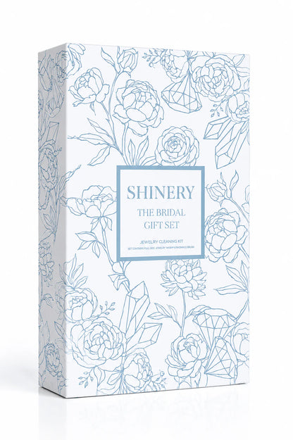 shinery bridal gift box set on a white background