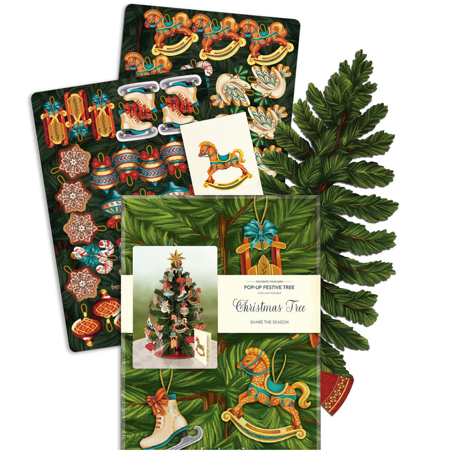 Pop up tree card