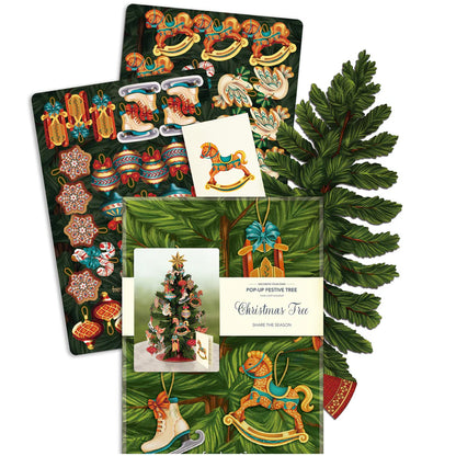 Pop up tree card