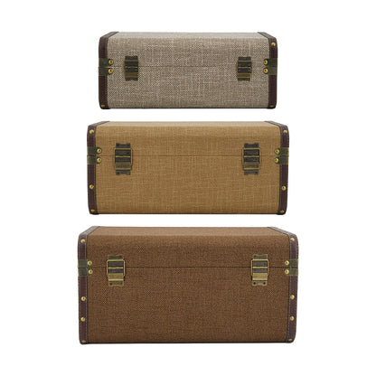 A & B Home - Wooden Trunk