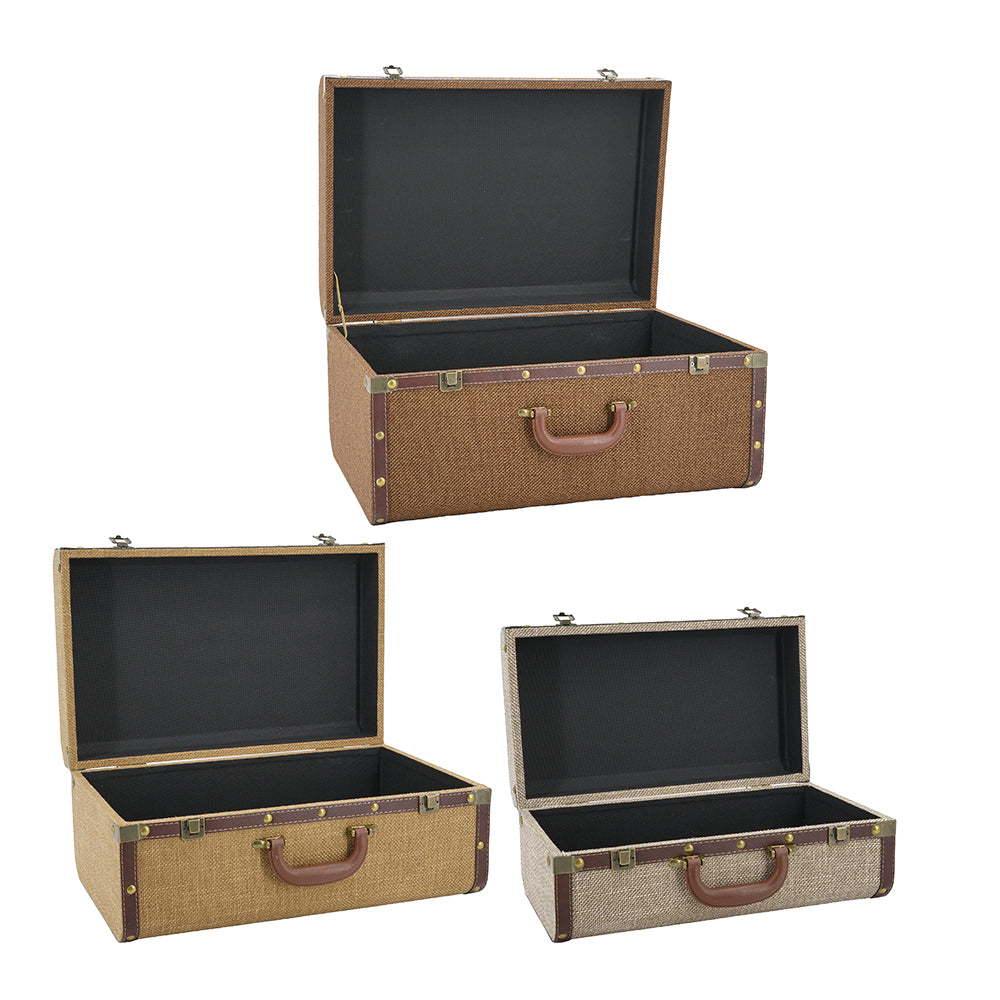 A & B Home - Wooden Trunk