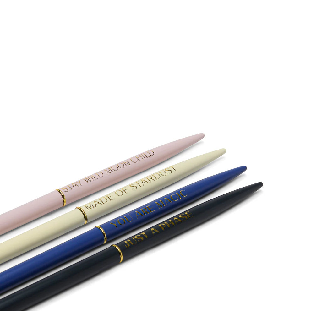 close-up of  Celestial Twisty Slim Pen Set