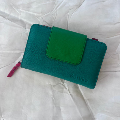 green Beatrice Clutch
