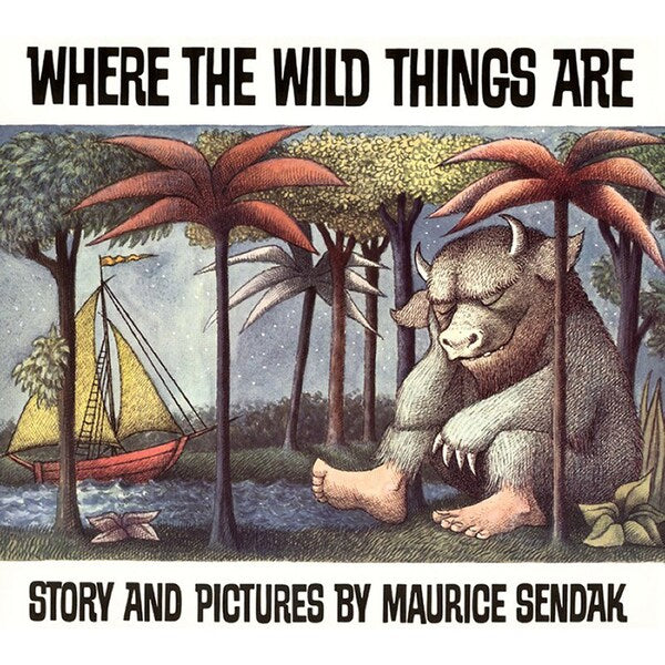 front title cover of the paperback book Where the Wild Things Are By Maurice Sendak