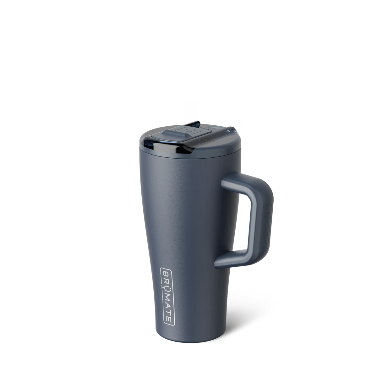 brumate era flip 20 ounce in color nightfall blue with the straw concealed
