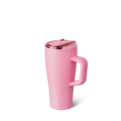 the brumate 20 ounce era flip in color primrose with the straw concealed