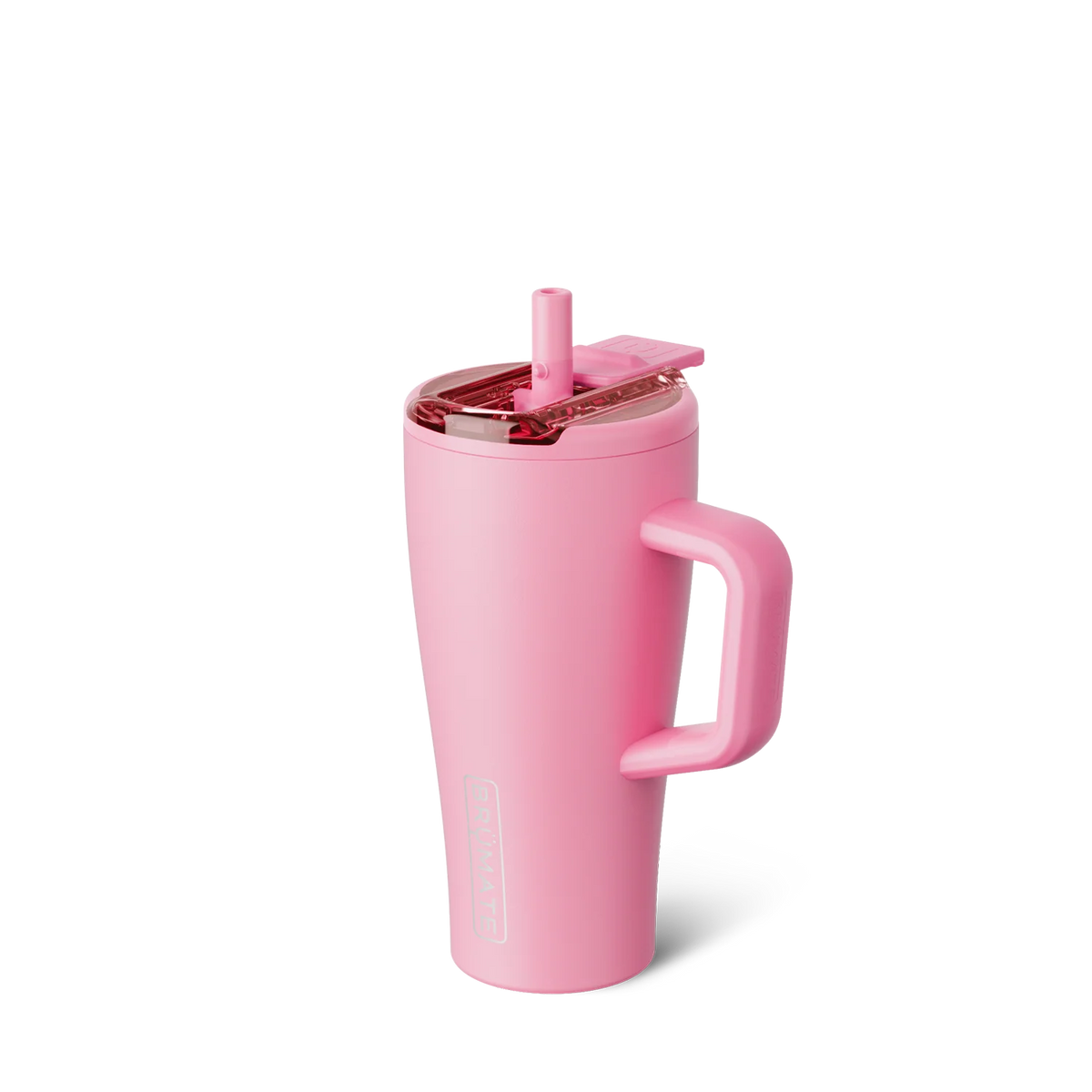 the brumate 20 ounce era flip in color primrose with the straw out