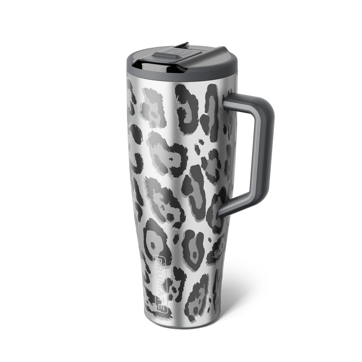 Era 40 ounce flip in pattern metallic leopard with the straw concealed