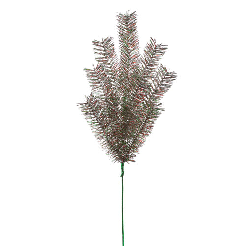 tinsel spray shown on a white background.